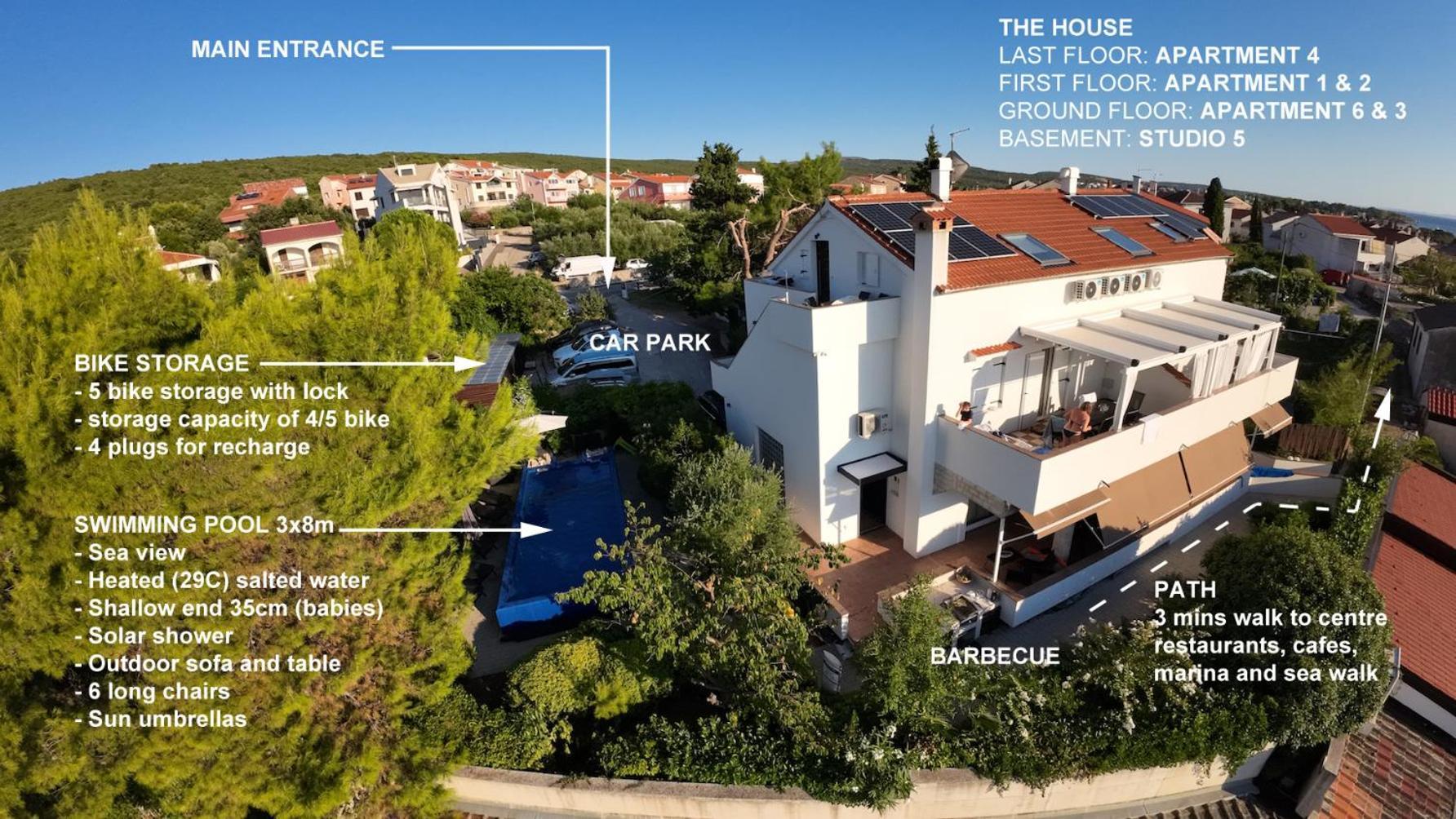 Apartments Monika Bed & Breakfast 236 Пунат Екстериор снимка